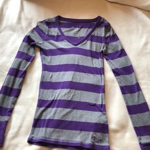Striped long sleeve shirt